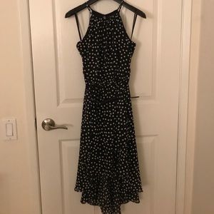 WHBM polka dot dress with belt size 00